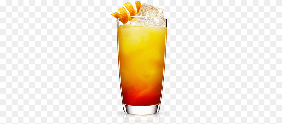 Malibu Mango Amp Pineapple Juice Orange And Red Cocktail, Alcohol, Beverage, Beer Free Transparent Png