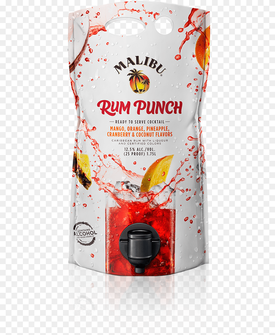 Malibu Mixed Drink Pouches Png Image