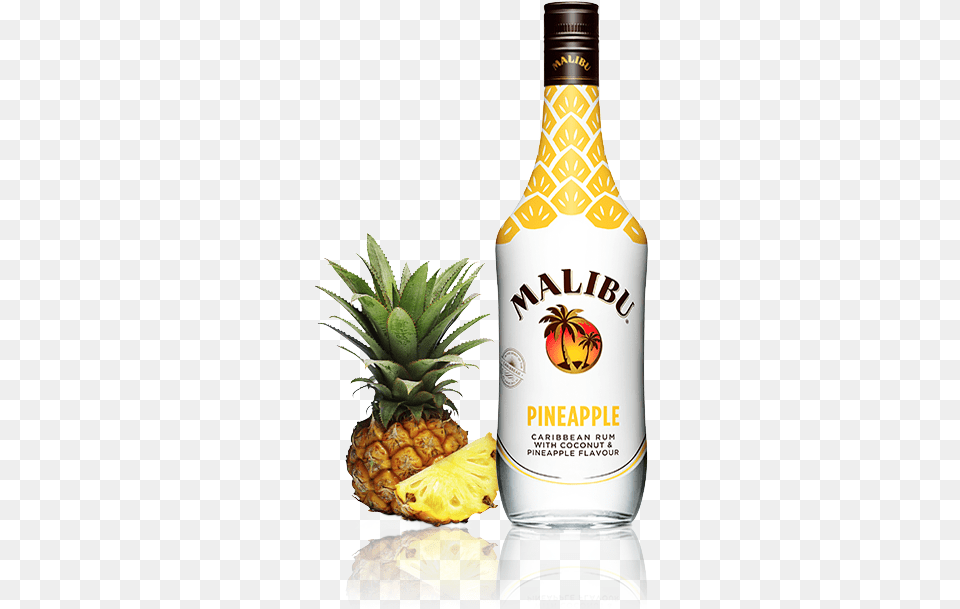 Malibu Pineapple Malibu Rum Pineapple, Food, Fruit, Plant, Produce Png Image