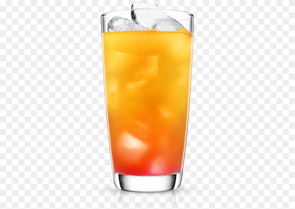 Malibu Swirl U0026 Orange Juice Shrub, Beverage, Alcohol, Cocktail, Glass Free Png