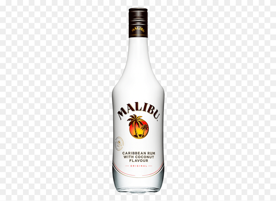 Malibu White Rum With Coconut 700ml Malibu Rum, Alcohol, Beverage, Liquor, Food Png Image