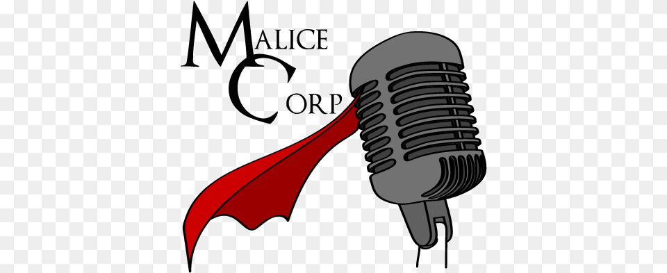 Malice Corp Logo Illustration, Electrical Device, Microphone, Smoke Pipe Free Png Download