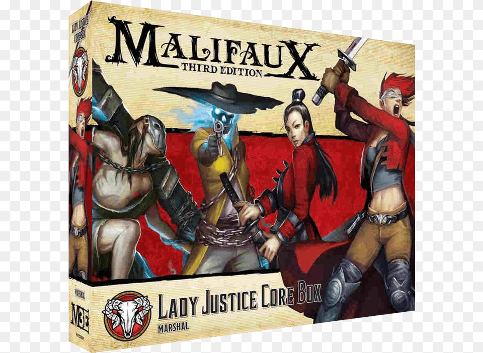 Malifaux 3rd Edition Lady Justice, Publication, Book, Comics, Adult Png Image