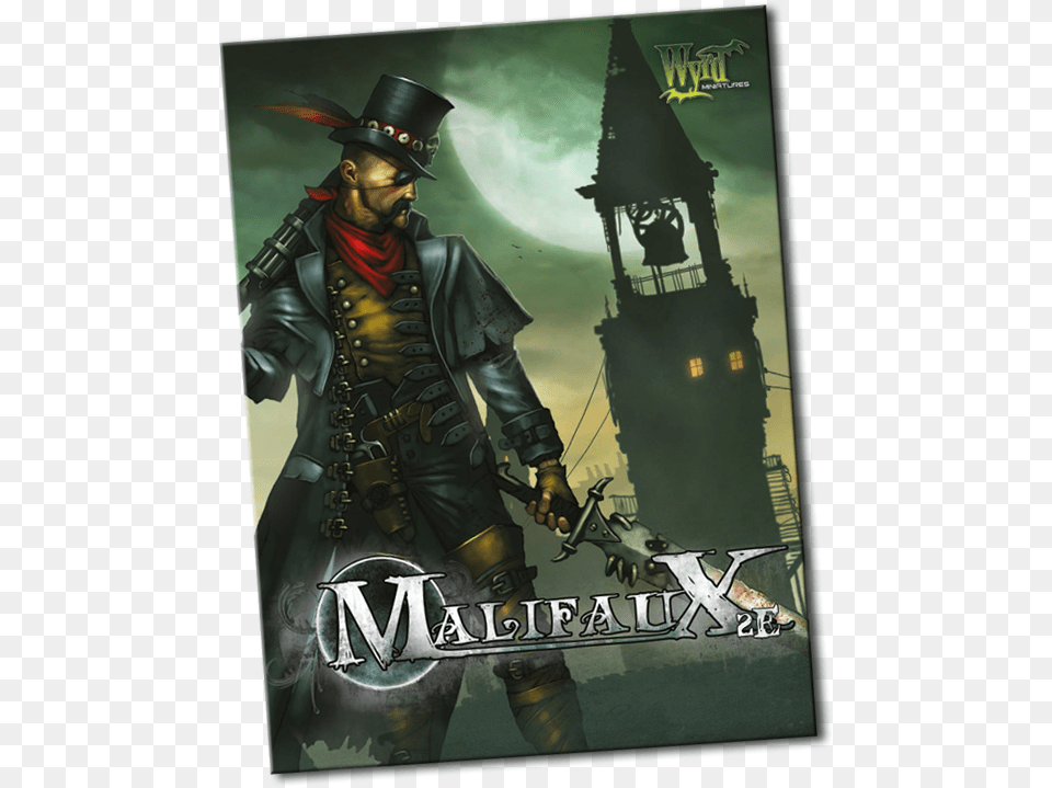 Malifaux Manuale, Advertisement, Adult, Person, Man Free Png Download