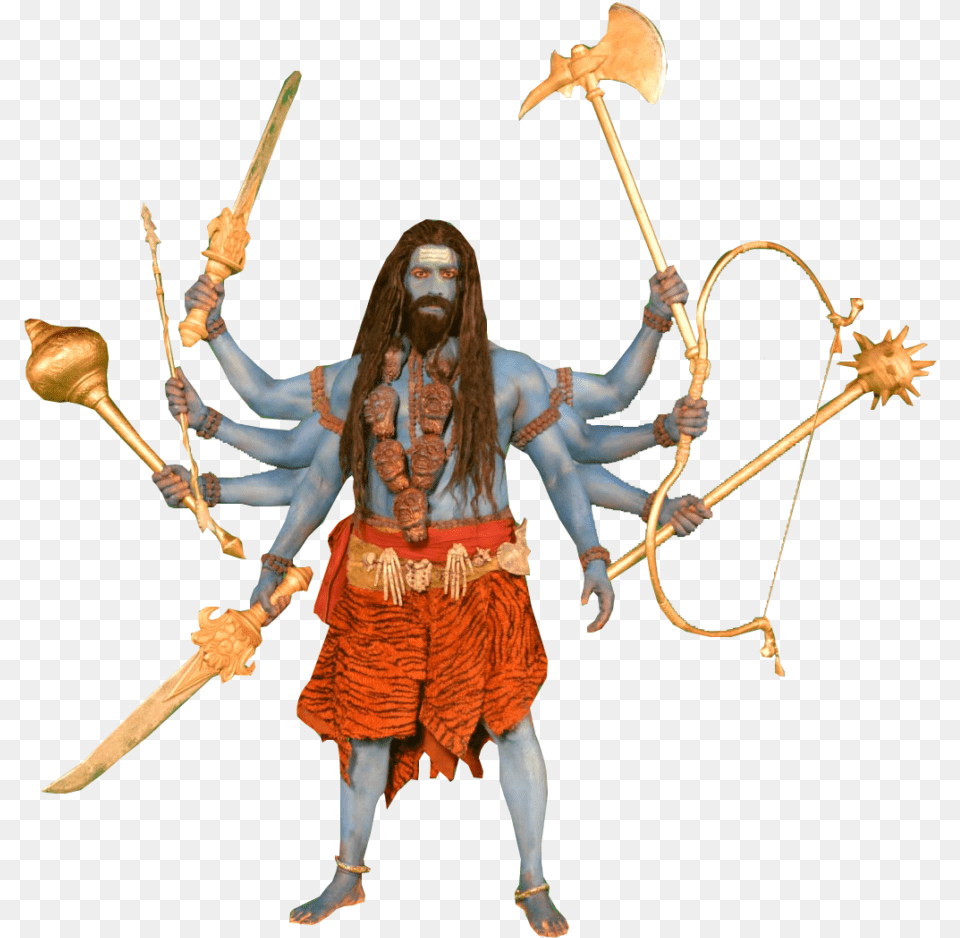 Malkhan Singh In Shivas Veerbhadra And Kaalbhairav Shiva Kaal Bhairav, Clothing, Costume, Person, Blade Png