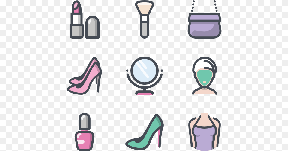Mall Clipart Icon Icons Girly, Shoe, High Heel, Clothing, Footwear Free Png