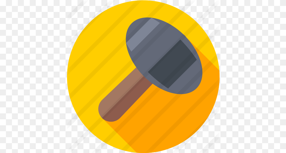 Mallet Construction And Tools Icons Circle, Disk Free Png