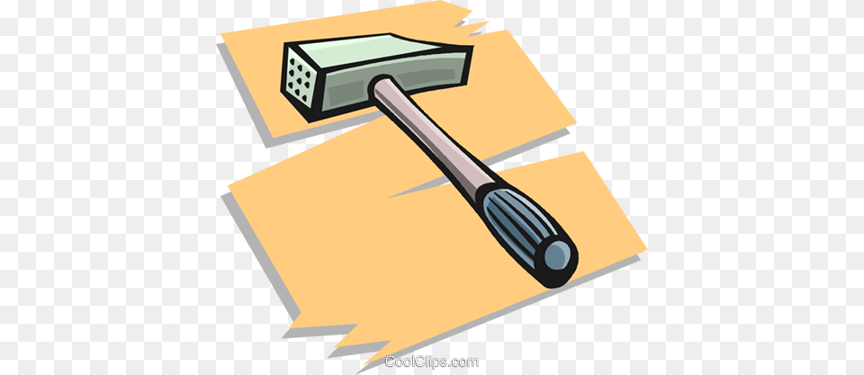 Mallet Royalty Free Vector Clip Art Illustration, Device, Hammer, Tool, Appliance Png Image