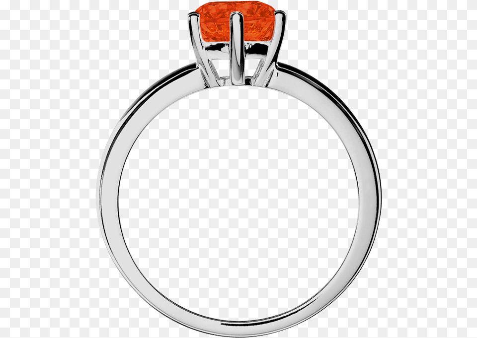 Malm Fire Opal Orange In White Gold Engagement Ring, Accessories, Jewelry, Silver Png
