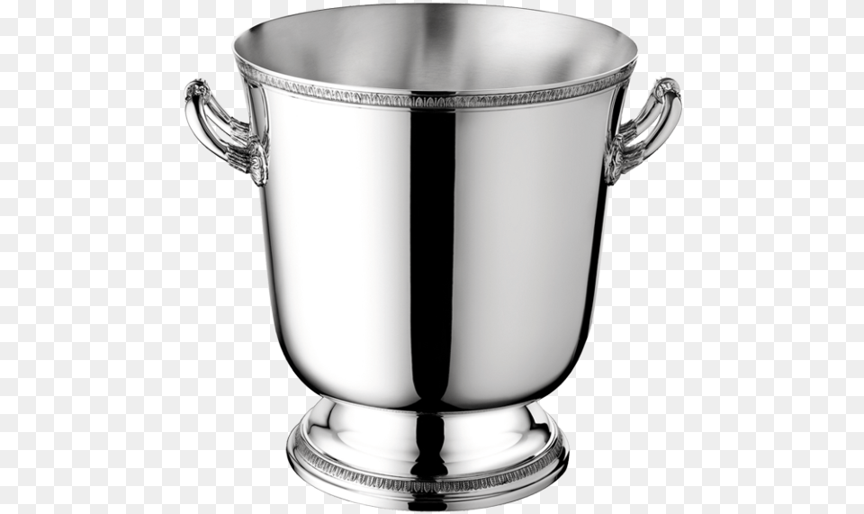 Malmaison Ice Bucket Christofle Silver Plated Champagne Cooler Bucket, Appliance, Device, Electrical Device, Mixer Png Image
