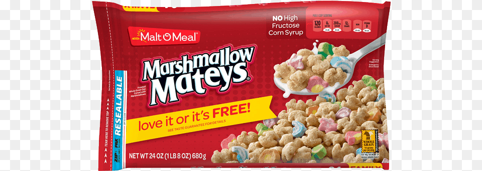 Malt O Meal Marshmallow Mateys Cereal, Food, Snack, Bowl, Sweets Png