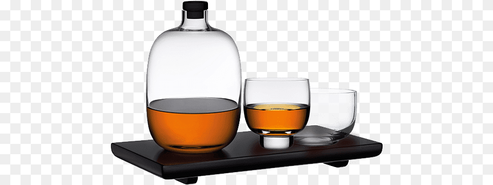 Malt Whiskey Set Nude Glass Whiskey Decanter Set, Alcohol, Beverage, Liquor, Bottle Free Transparent Png