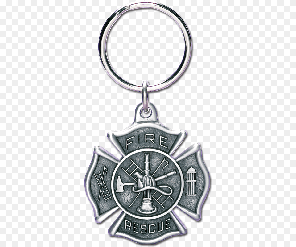 Maltese Cross Key Ring Keychain, Badge, Logo, Symbol, Accessories Free Transparent Png