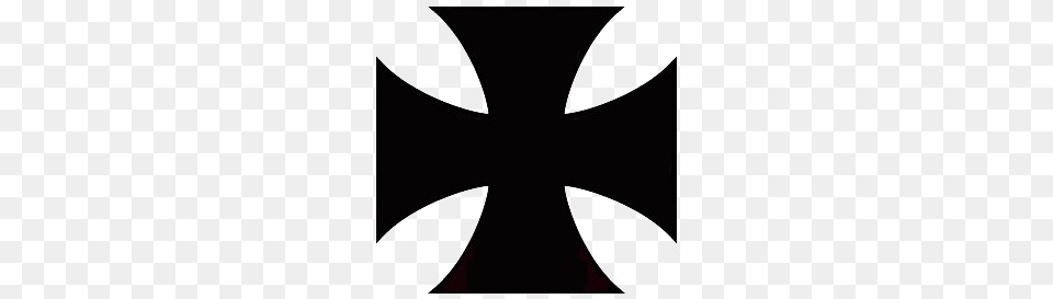 Maltese Cross Plain Black Really Cool Tattoo Art, Symbol, Logo Free Png Download