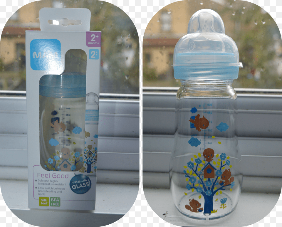 Mam Glass Baby Bottle Free Png Download