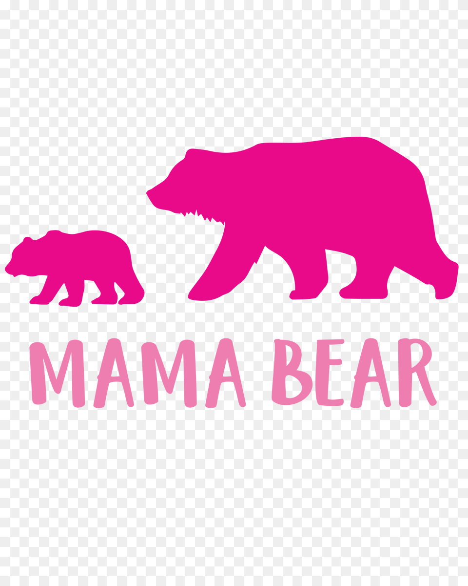 Mama Bear Cutting Dxf Pdf Included, Animal, Mammal, Wildlife Png