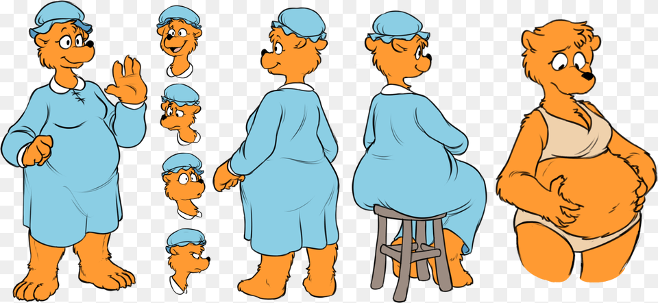 Mama Bear Download We Bare Bears Pregnant, Baby, Person, Face, Head Free Transparent Png
