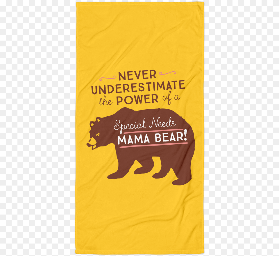 Mama Bear For Special Needs, Advertisement, Poster, Person, Animal Png Image