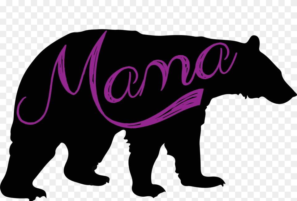 Mama Bear Graphic Little Red Mare, Logo, Text Free Png