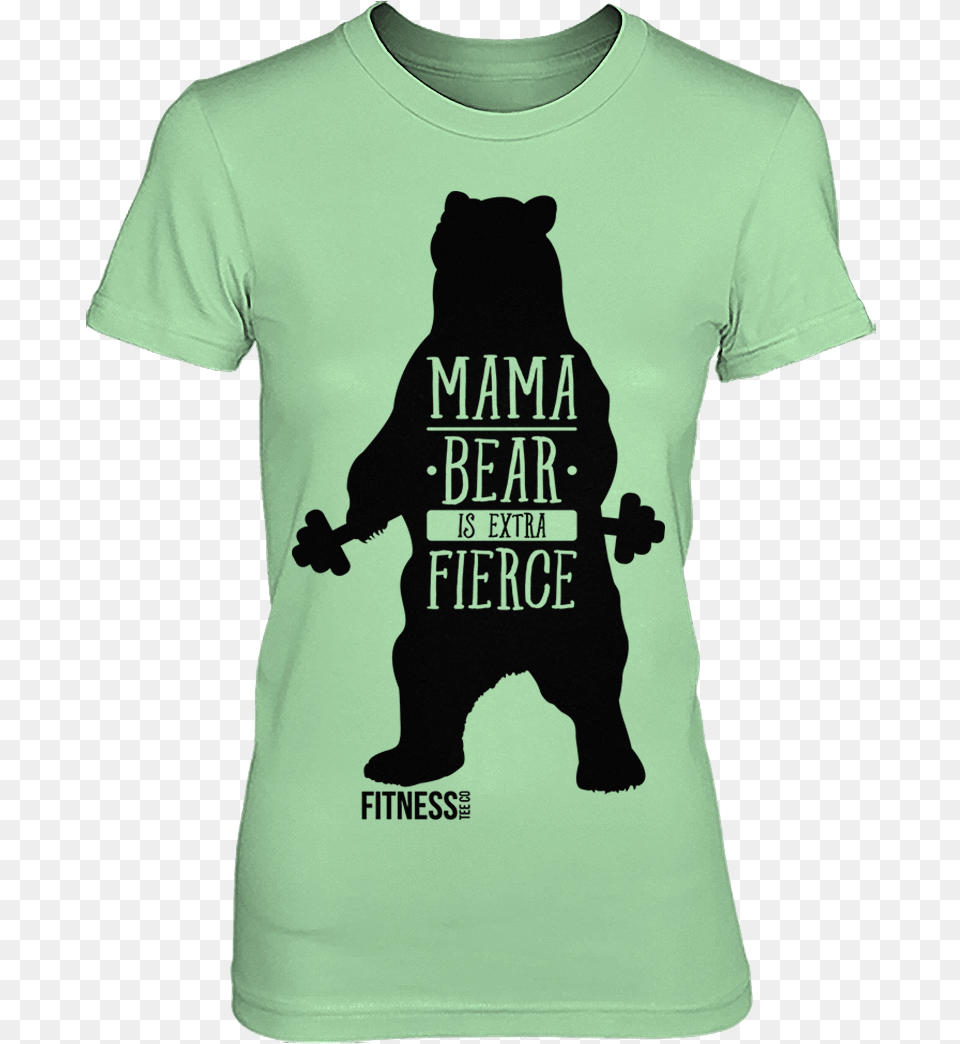 Mama Bear Is Extra Fierce Shirt T Shirt, Animal, Clothing, Mammal, T-shirt Png