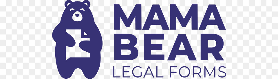 Mama Bear Legal Forms Logo, Animal, Mammal, Wildlife Free Png Download