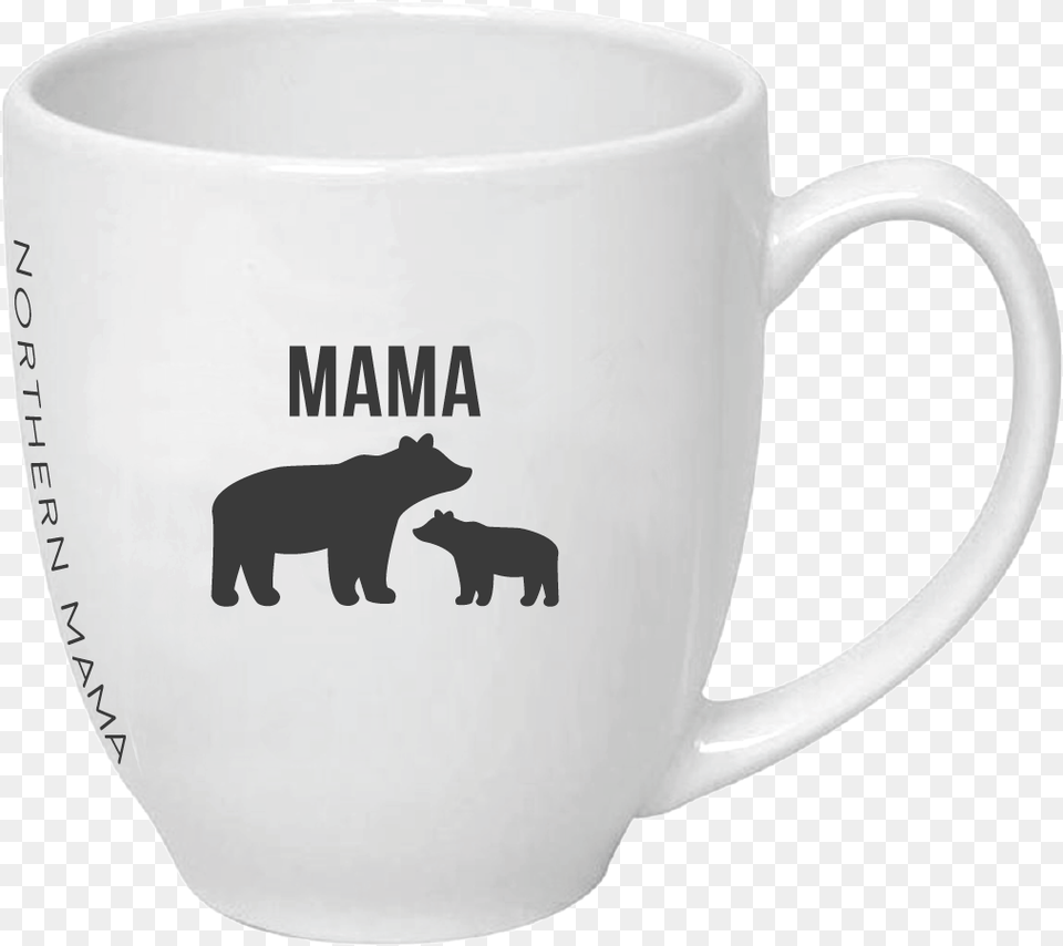 Mama Bear Mug Mug, Cup, Animal, Mammal, Wildlife Free Png