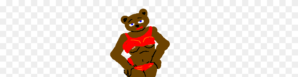 Mama Bear Seductively Stripping Just For You Drawing, Baby, Person, Face, Head Free Png Download
