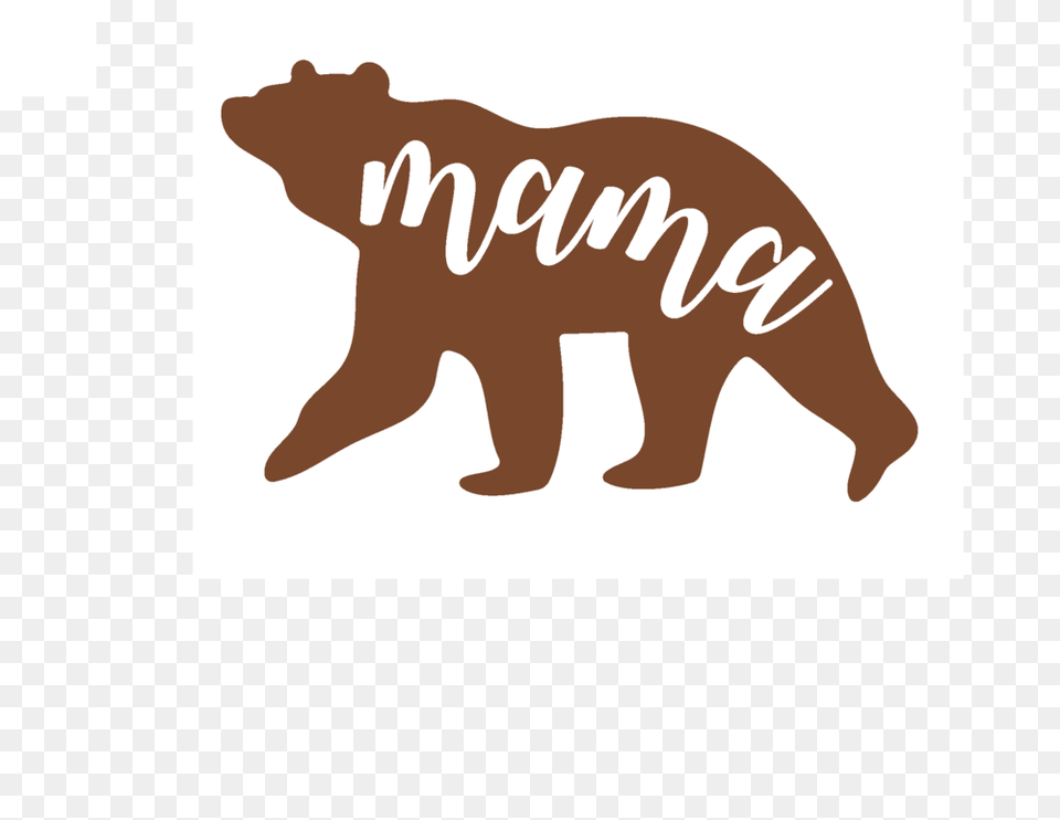 Mama Bear Vinyl Decal Dianes Decals, Animal, Mammal, Wildlife Free Png Download