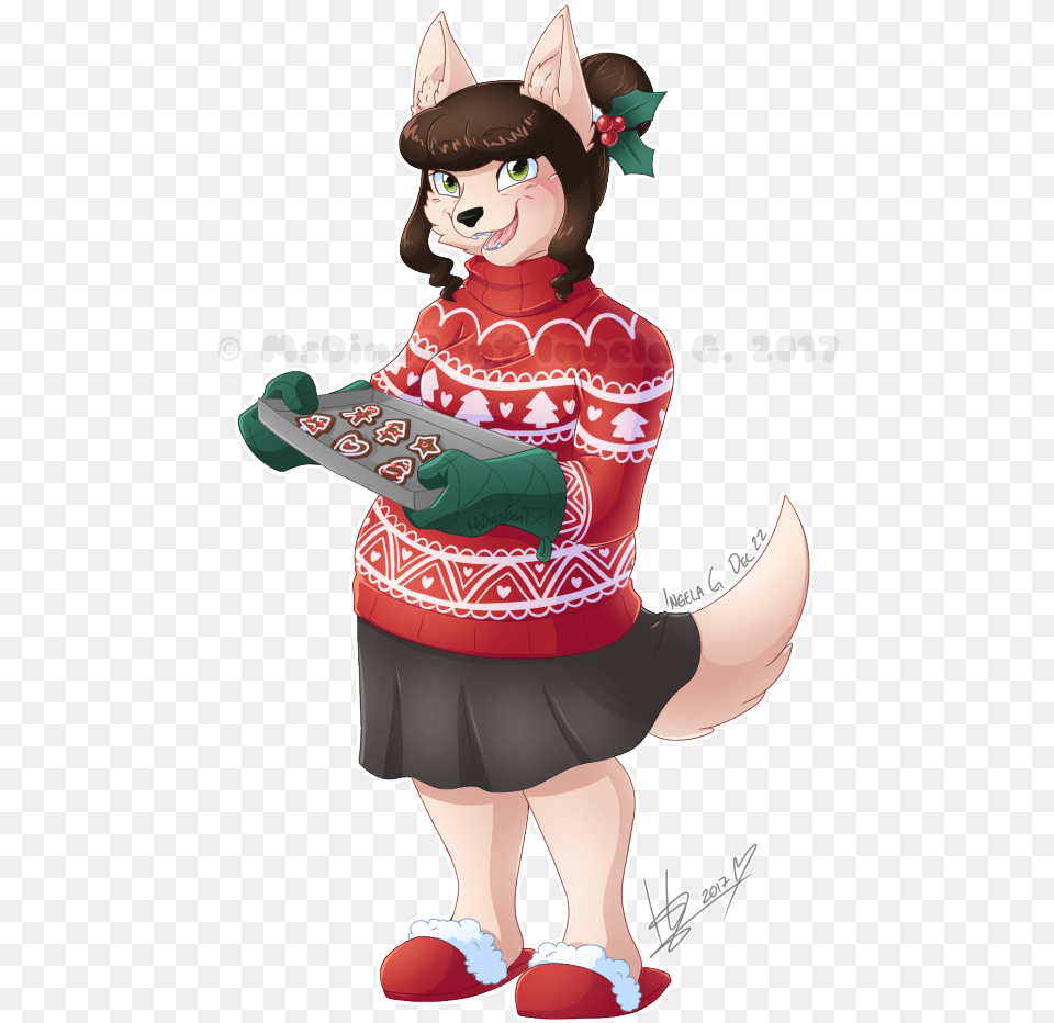Mama Misty S Christmas Cookies Cartoon, Clothing, Footwear, Shoe, Person Free Png