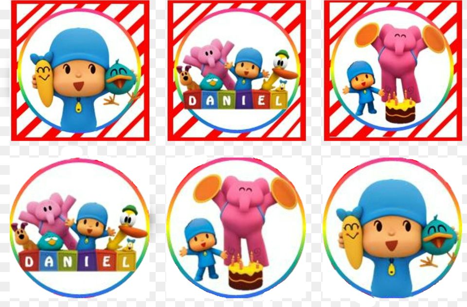 Mama Tinas Style Etiquetas Fiesta Pocoyo Pocoyo Letras Pocoyo, Person, Baby, Face, Head Png Image