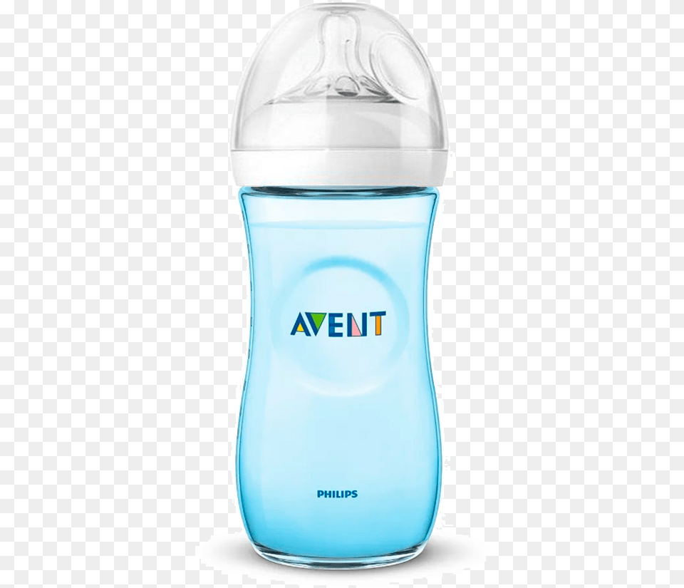 Mamadeira Ptala Avent Philips Azul 6m 330ml Plastic Bottle, Shaker, Water Bottle Png