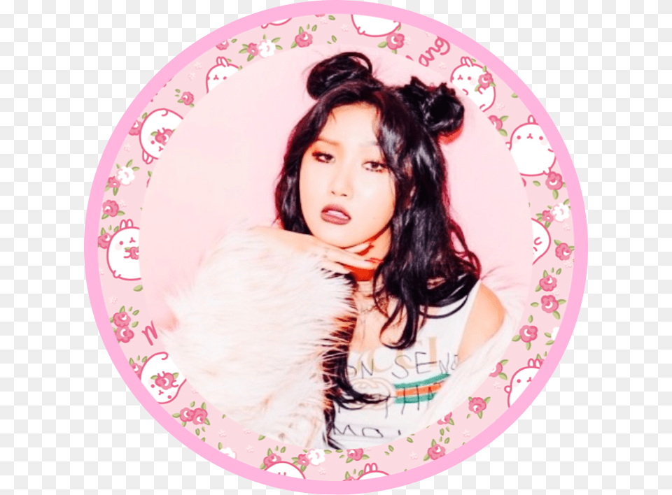 Mamamoo Ahnhyejin Hwasamamamoo Hwasa Pinkaesthetic Mamamoo Yes I Am, Person, Face, Portrait, Head Png Image