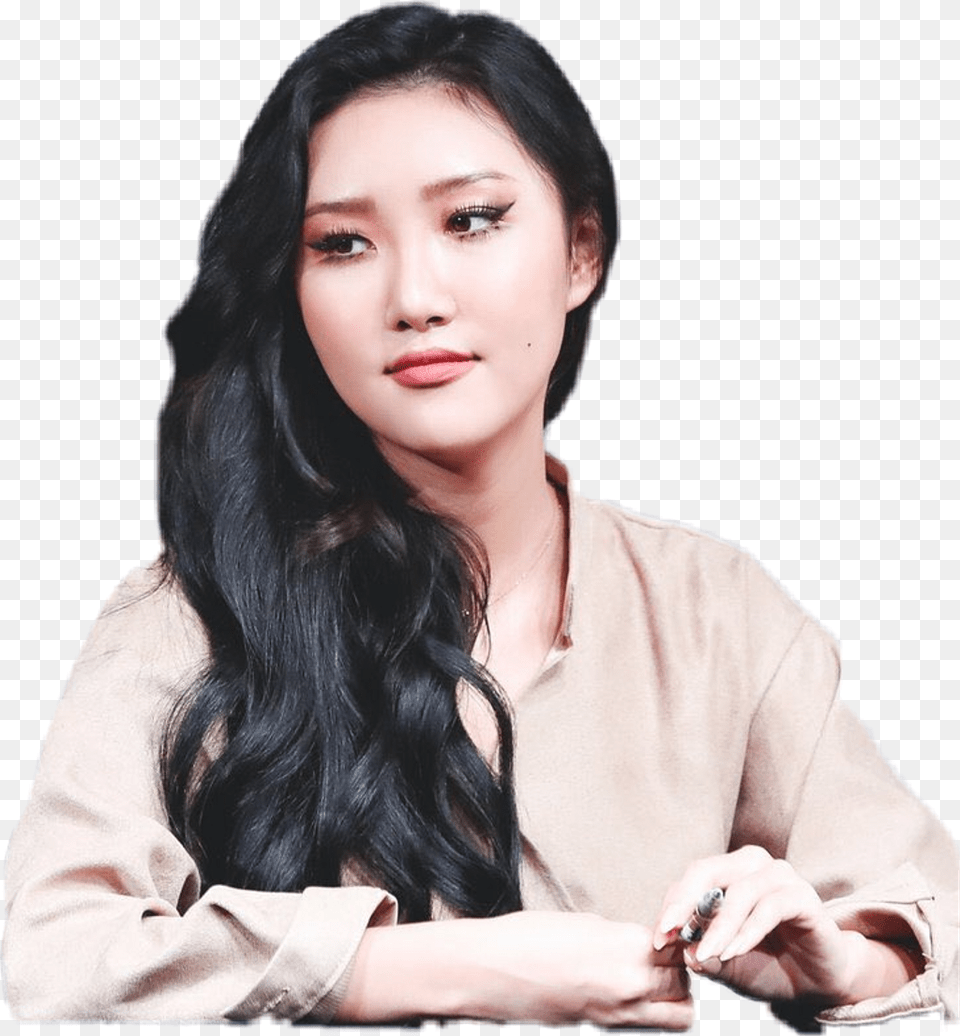 Mamamoo Sticker Hwasa Fansign, Adult, Portrait, Photography, Person Png Image