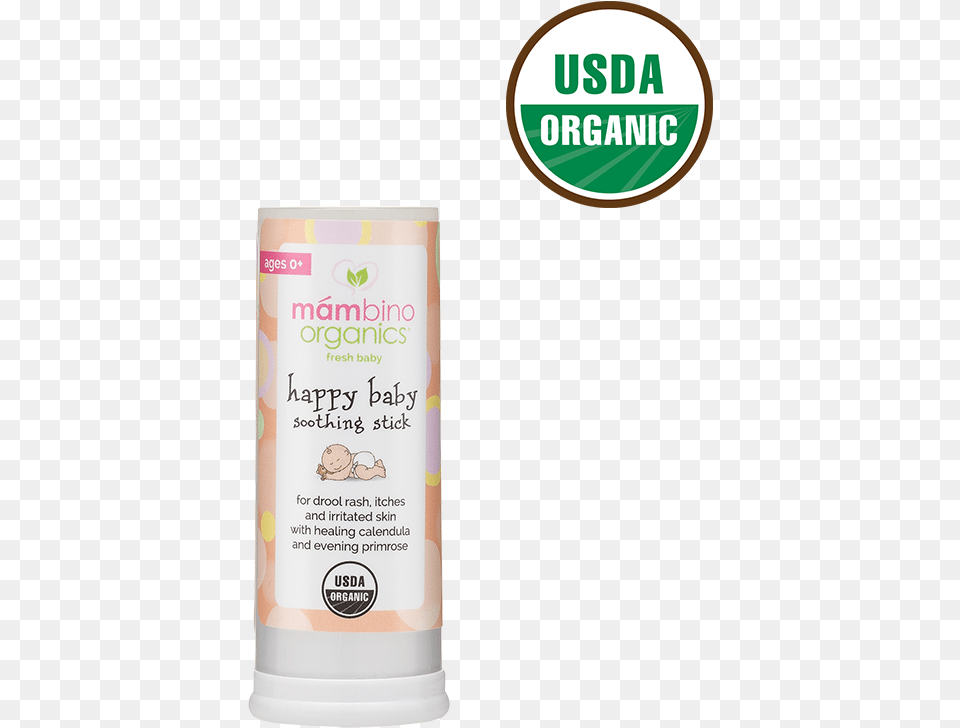 Mambino Organic Happy Baby Soothing Stick, Cosmetics, Bottle Png