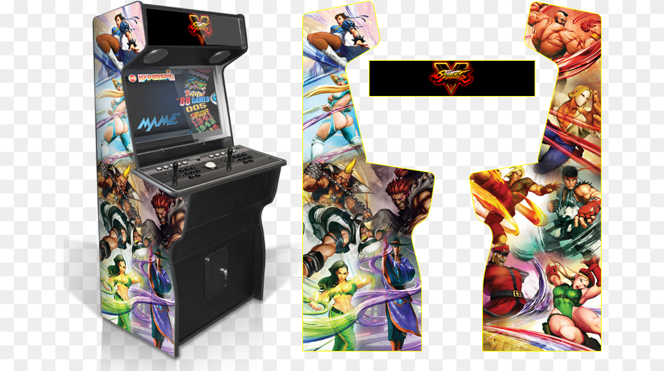 Mame Arcade Cabinet Art, Game, Arcade Game Machine, Person, Adult Png Image
