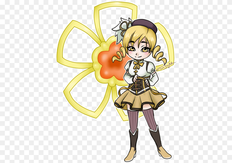 Mami Chibi Cartoon, Book, Comics, Publication, Baby Free Png