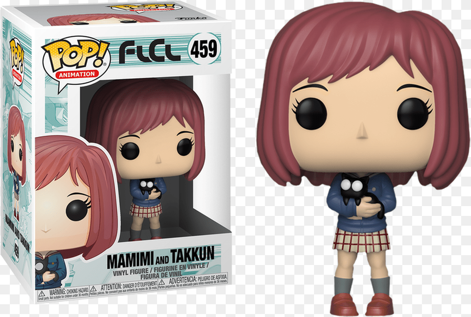 Mamimi With Takkun Pop Vinyl Figure Fooly Cooly Funko Pop, Person, Head, Face, Baby Free Png