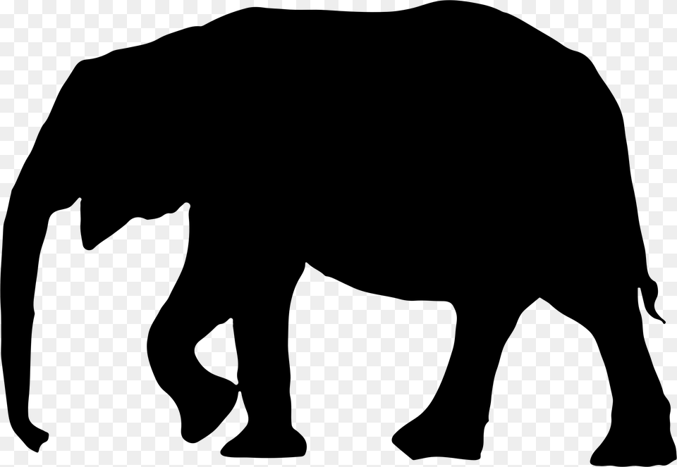 Mammal Clipart Eliphant, Gray Free Transparent Png