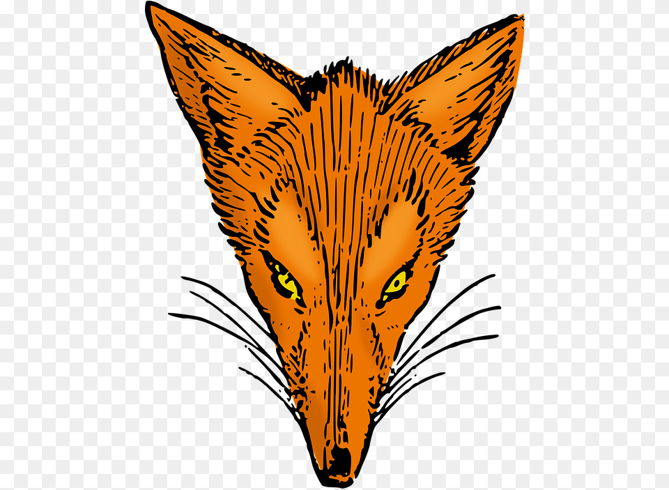 Mammal Clipart Orange Fox Clip Art, Animal, Wildlife, Canine, Red Fox Free Png Download
