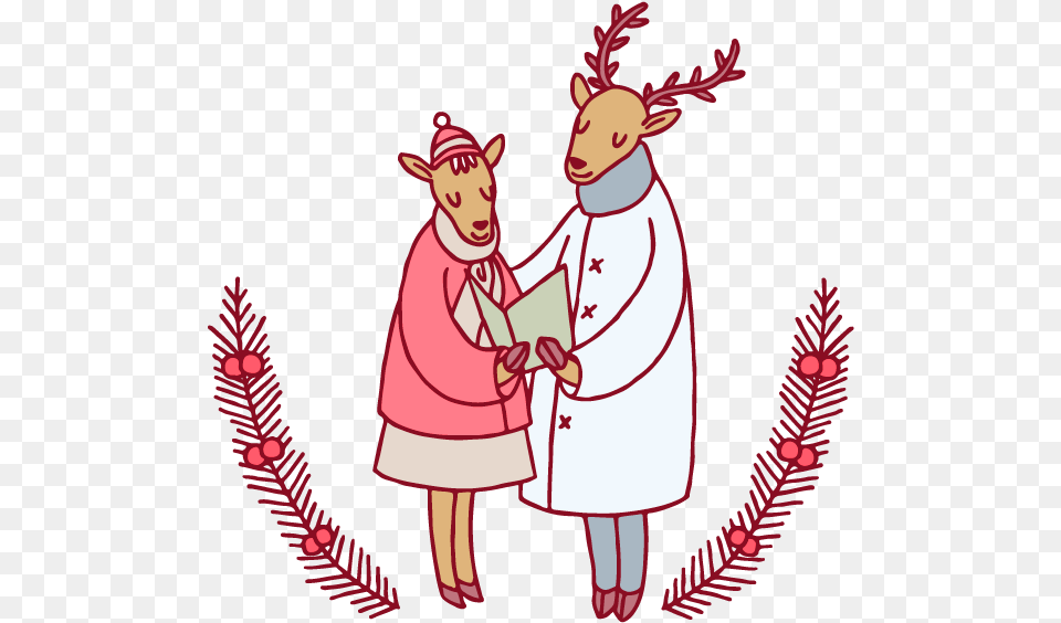 Mammal Clipart Reindeer Santa Claus Christmas Day, Person Png Image