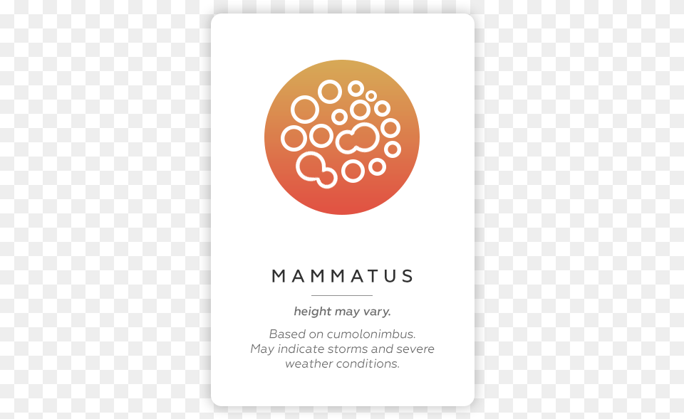 Mammatus Cirrostratus Weather Icon Clouds Circle, Advertisement, Poster, Text Png Image