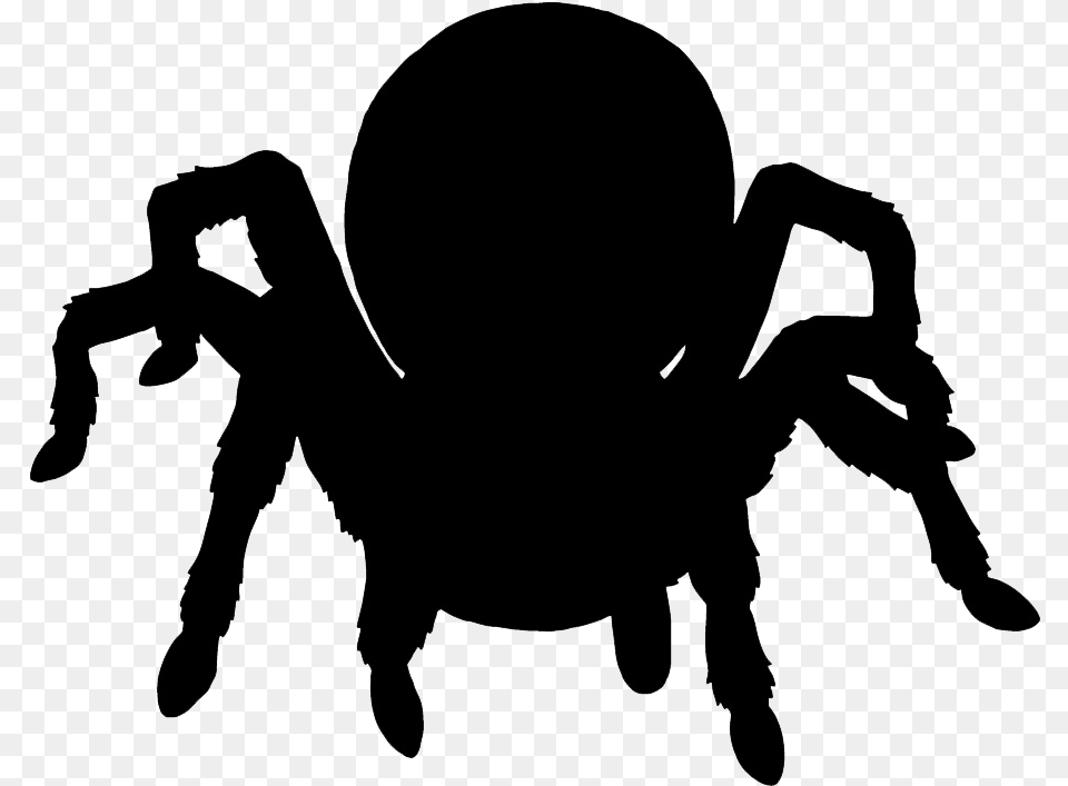 Mammoth A Camper Is Visited In The Night Illustration, Animal, Invertebrate, Spider, Silhouette Free Transparent Png