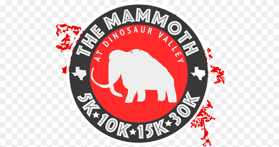 Mammoth Logo Red Solid Everglades National Park Logo, Emblem, Symbol, Sticker Free Transparent Png
