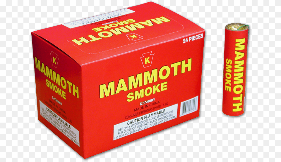 Mammoth Smoke Keystone Fireworks Of, Box, Dynamite, Weapon Png