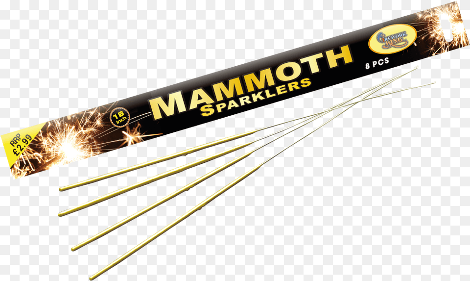 Mammoth Sparklers Sparkler, Incense Free Transparent Png