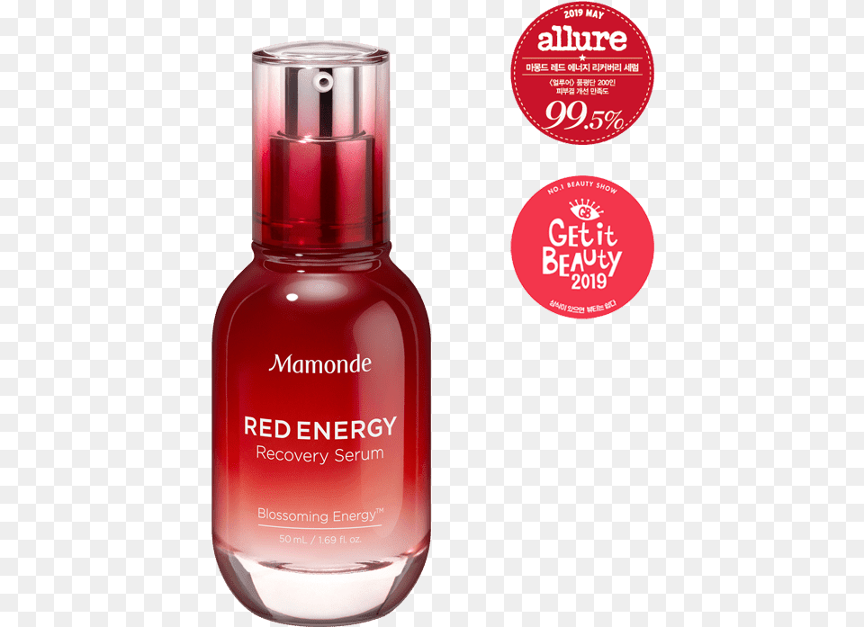 Mamonde Red Energy Recovery Serum, Bottle, Cosmetics, Food, Ketchup Free Transparent Png