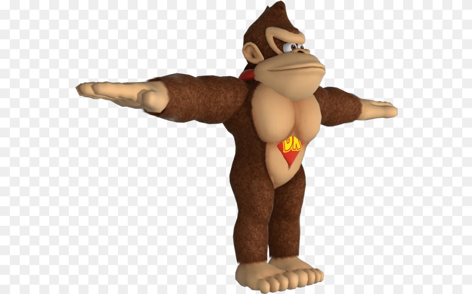 Mamps Donkey Kong Garfield T Pose, Baby, Person Png
