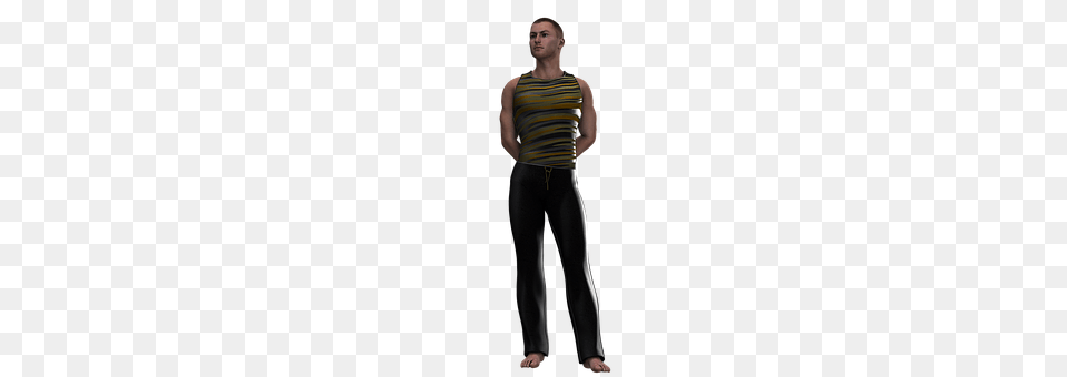 Man Clothing, T-shirt, Standing, Long Sleeve Free Png