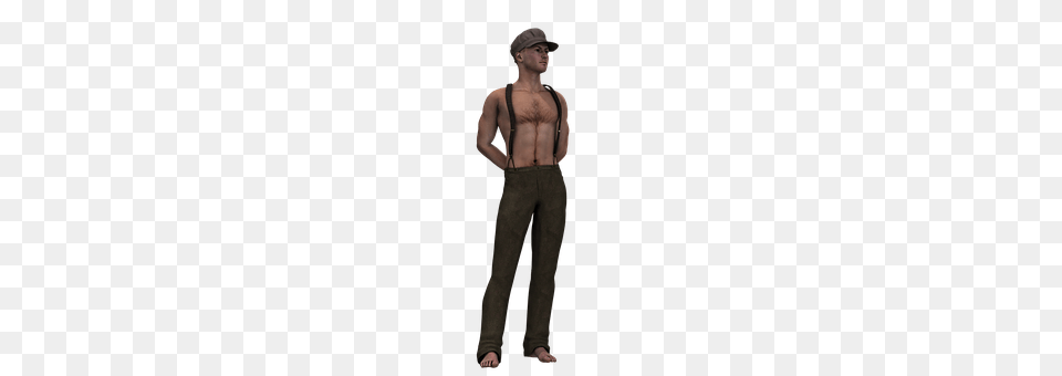 Man Standing, Person, Pants, Clothing Png Image