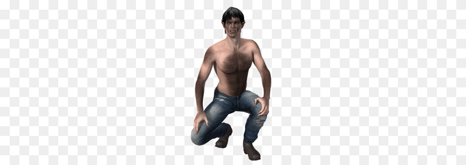 Man Jeans, Back, Body Part, Clothing Png Image